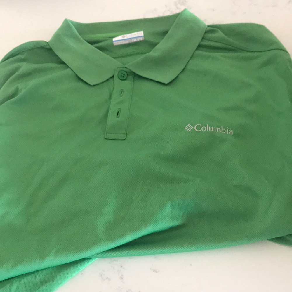 Columbia short sleeve polo dri fit 2xxl
